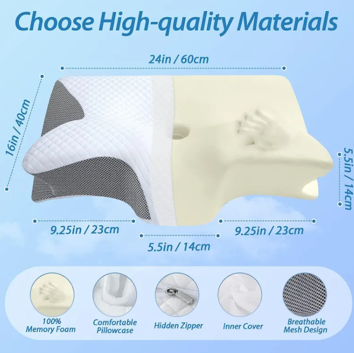 Memory Pillow Sleep Cervical