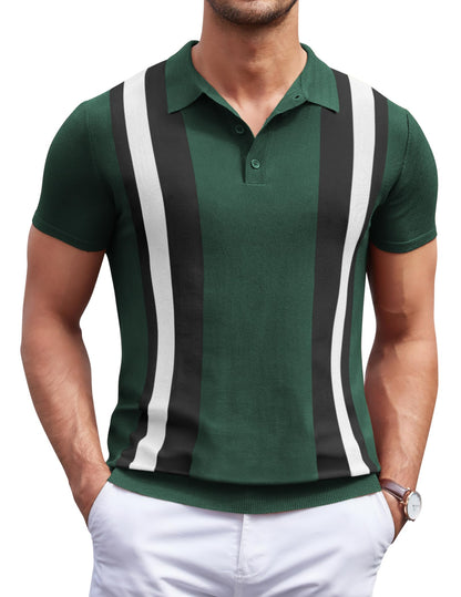 COOFANDY Mens Short Sleeve Polo Shirts